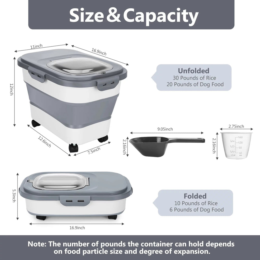 Best 20 Lb Pet Food Containers with Wheels and Lids