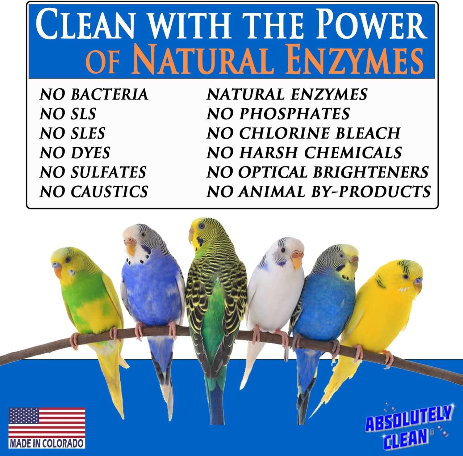 Bird Cage Cleaner and Deodorizer